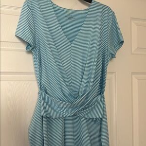 Vineyard vines Blue Striped Women's Dress stripe